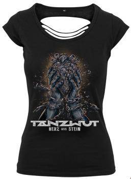 Girlie-Shirt Herz aus Stein (Back Cut Tee)